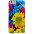 Colourful Flowers, Daisies - Blue Yellow Pink