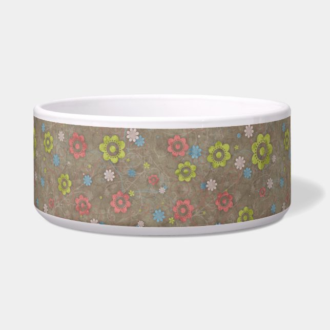 Colourful Flowers, Floral, Pattern Of Flowers (Front)