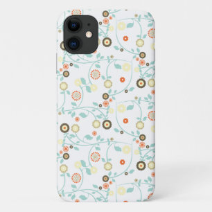 Colourful Flowers, Floral, Pattern Of Flowers iPhone 11 Case