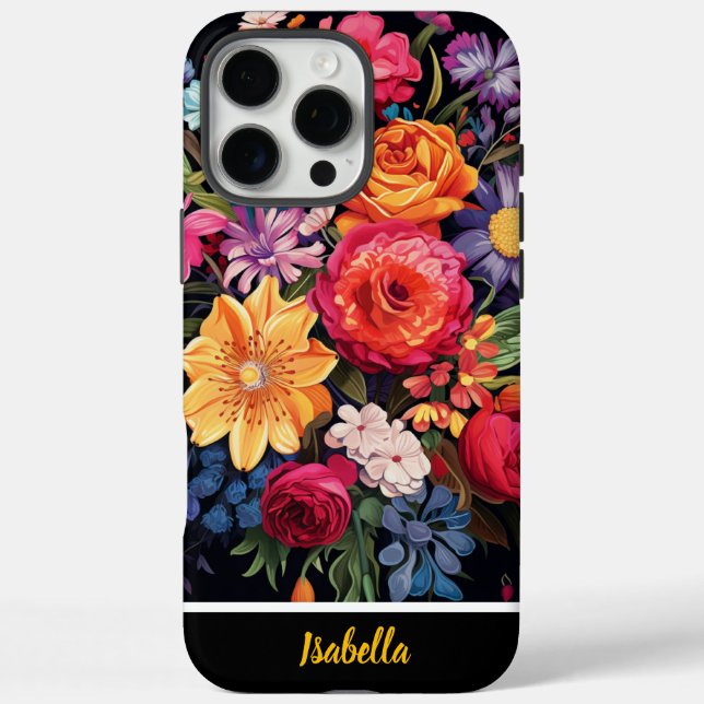Colourful flowers for a fresh vibe Case-Mate iPhone case (Back)