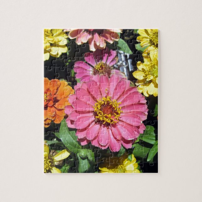Colourful Flowers Jigsaw Puzzle (Vertical)