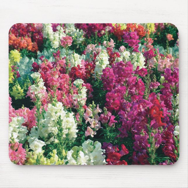 colourful flowers mouse pad (Front)