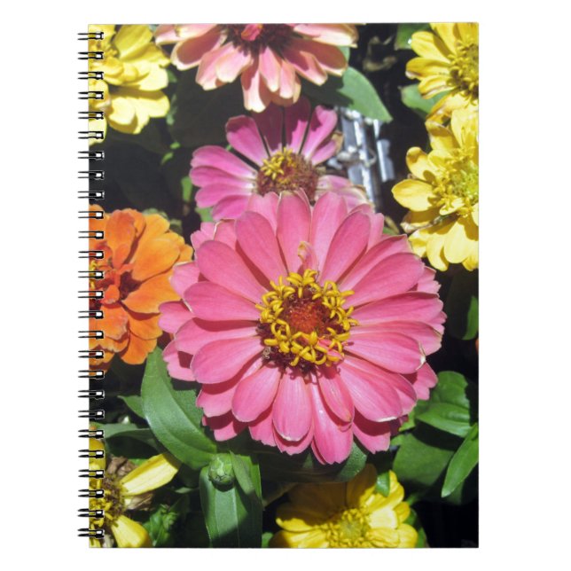 Colourful Flowers Notebook (Front)