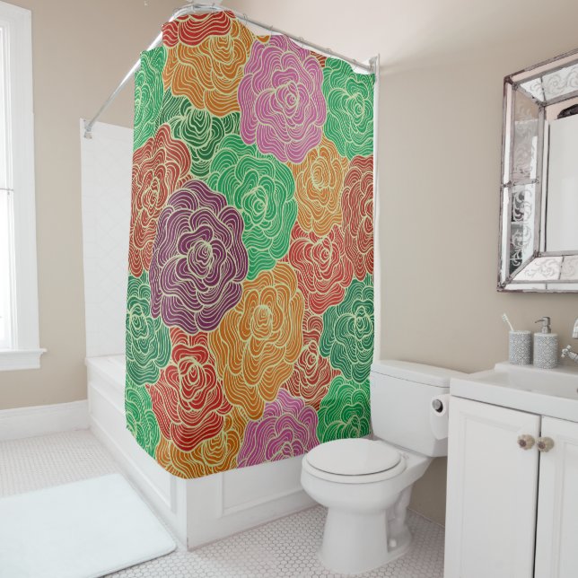 Colourful Flowers Pattern (In Situ)