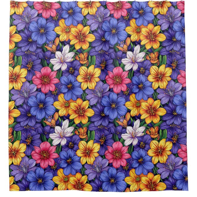 Colourful flowers pattern (Front)