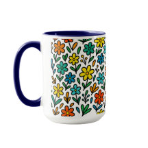 Colourful Flowers Pattern 
