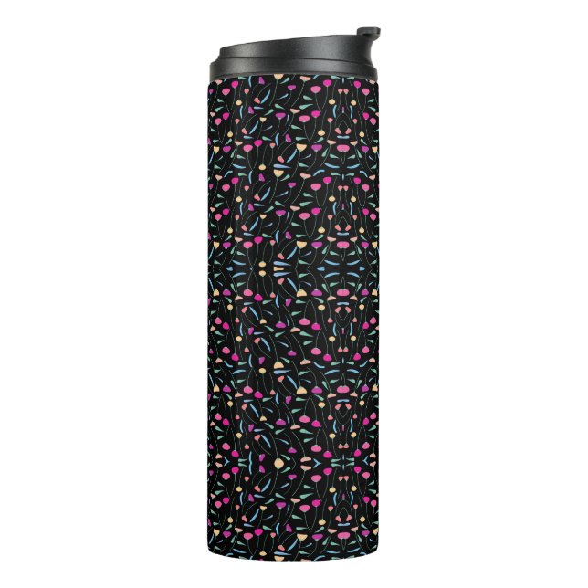 Colourful Flowers      Thermal Tumbler (Rotated Left)