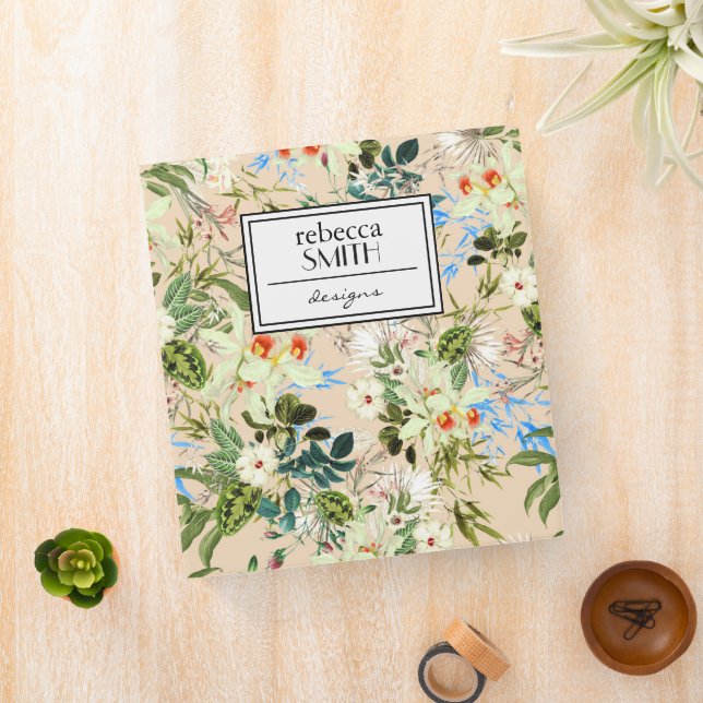 Colourful Flowers, Wild Flowers, Hibiscus, Orchid Binder (In Situ)