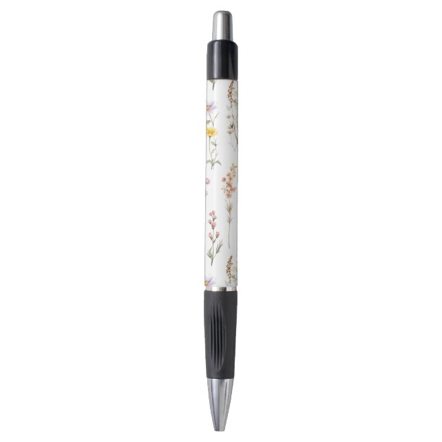 Colourful Flowers, Wildflowers, Garden Flowers Pen (Front Vertical)