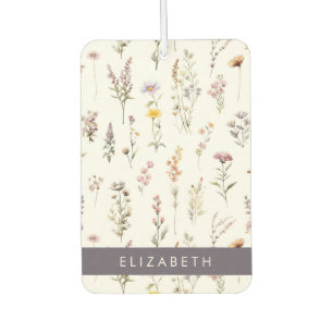 Colourful Flowers, Wildflowers, Greenery, Your Nam Air Freshener