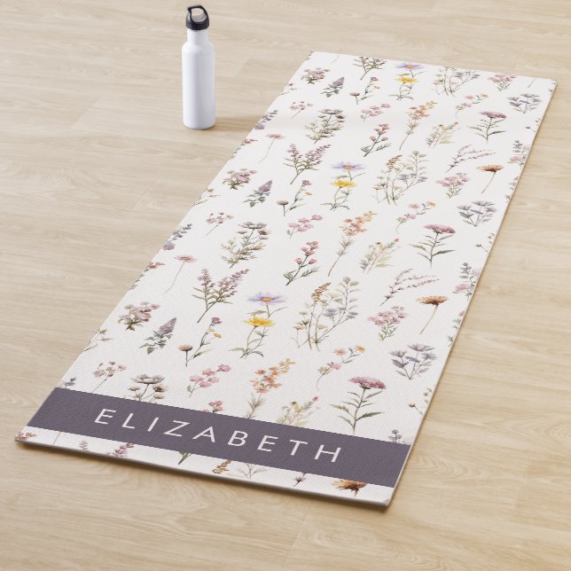 Colourful Flowers, Wildflowers, Greenery, Your Nam Yoga Mat (In Situ)
