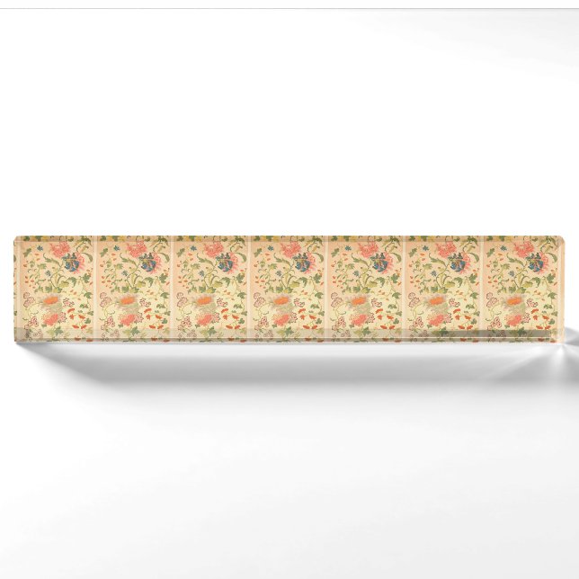Colourful Flowers Wonderland Nameplate (Front)