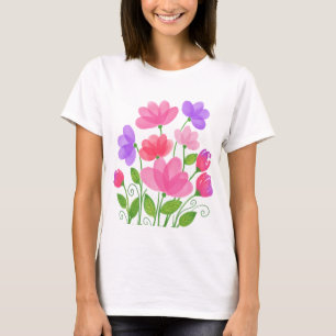 Colourful Flowers  Wrap  T-Shirt