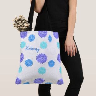 Colourful Flowers Yoga Tote Bag