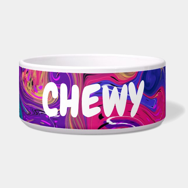 Colourful Fluid Art Abstract Marble Personalized   (Front)