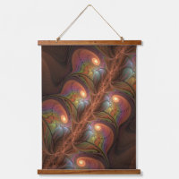 Colourful Fluorescent Abstract Trippy Brown Fracta