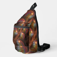 Colourful Fluorescent Abstract Trippy Brown Fracta