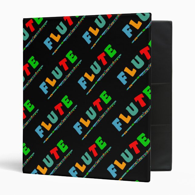 Colourful Flute Binder (Front/Inside)