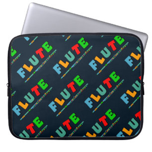 Colourful Flute Laptop Sleeve