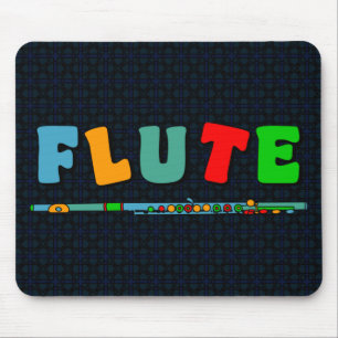 Colourful Flute Mouse Pad