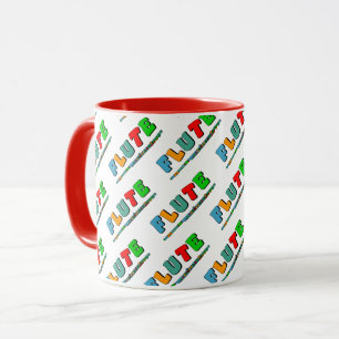 Colourful Flute Mug