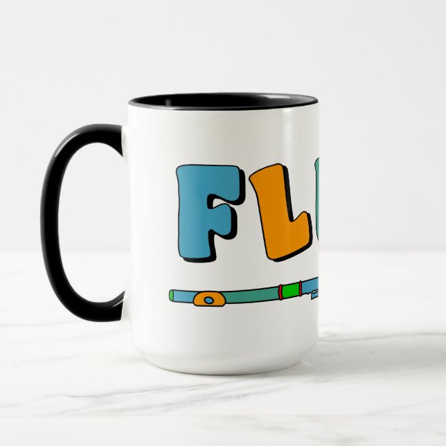 Colourful Flute Mug (Left)