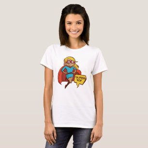 Colourful Flying Super Mom T-Shirt