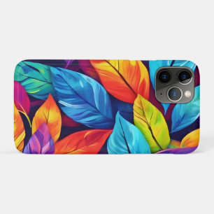 Colourful Foliage Pattern Artwork iPhone 11 Pro Case