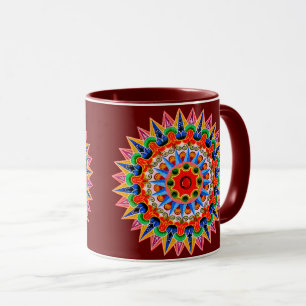 Colourful Folklore Design Mug