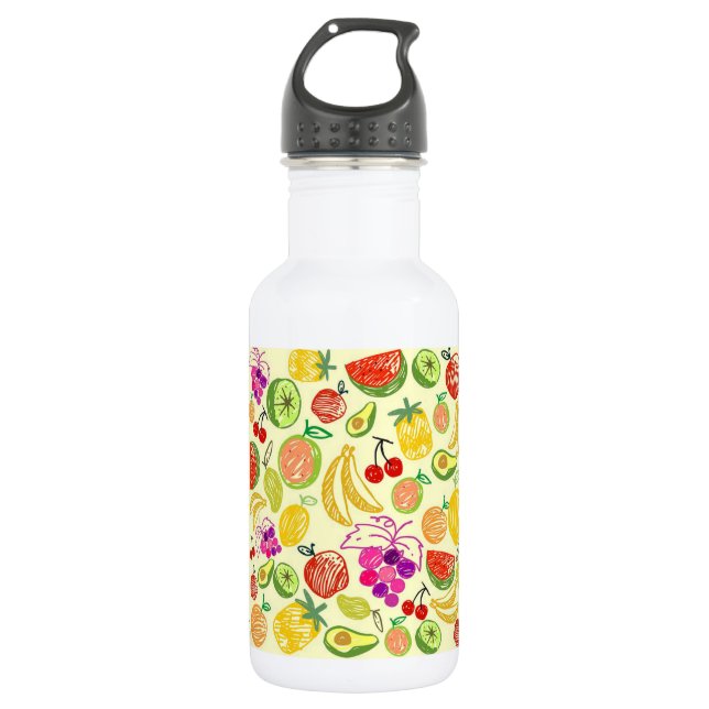 Colourful Foods Water Bottle (Front)