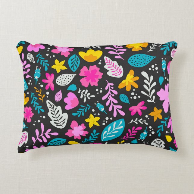 Colourful Forest Accent Pillow (Front)