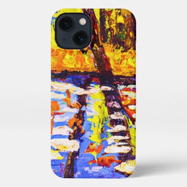 Colourful Forest Swamp. Buy Now iPhone Case (Back)