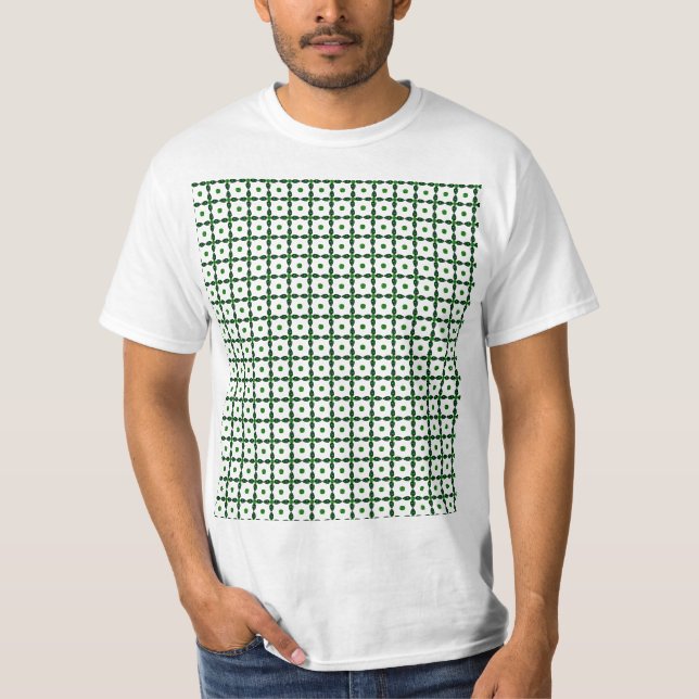 Colourful Four-Leaf  T-Shirt (Front)