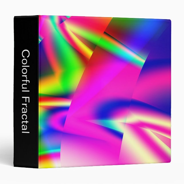 Colourful Fractal (1.5in) Binder (Front/Spine)