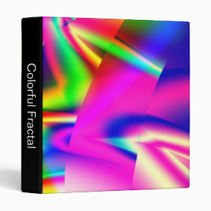 Colourful Fractal (1in) Binder