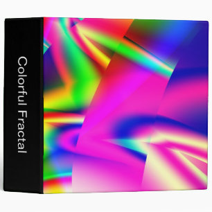 Colourful Fractal (2in) Binder