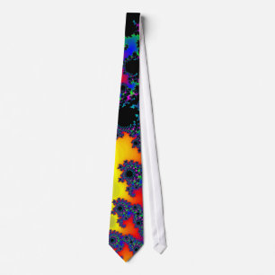 Colourful Fractal Design: Necktie / Tie