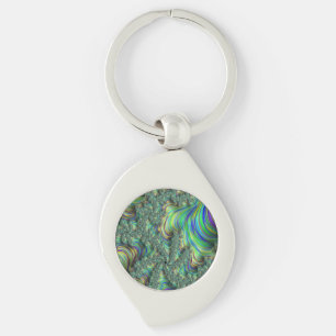 Colourful Fractal Keychain