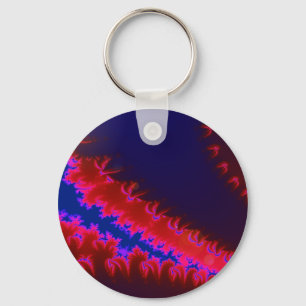 Colourful fractal keychain
