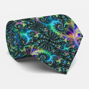 Colourful Fractal Tie
