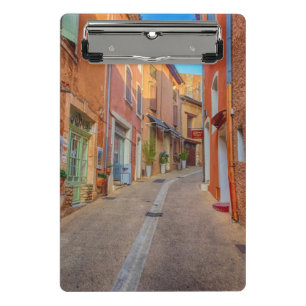 Colourful French Hillside Town Mini Clipboard