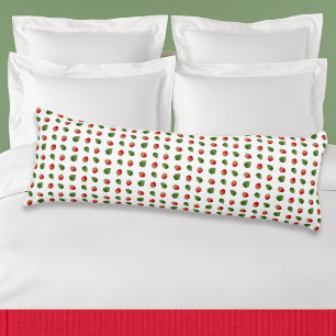 Colourful Fresh Fruit Strawberries Monogrammed Body Pillow