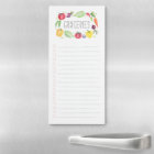 Colourful Fresh Watercolor Vegetables Grocery List