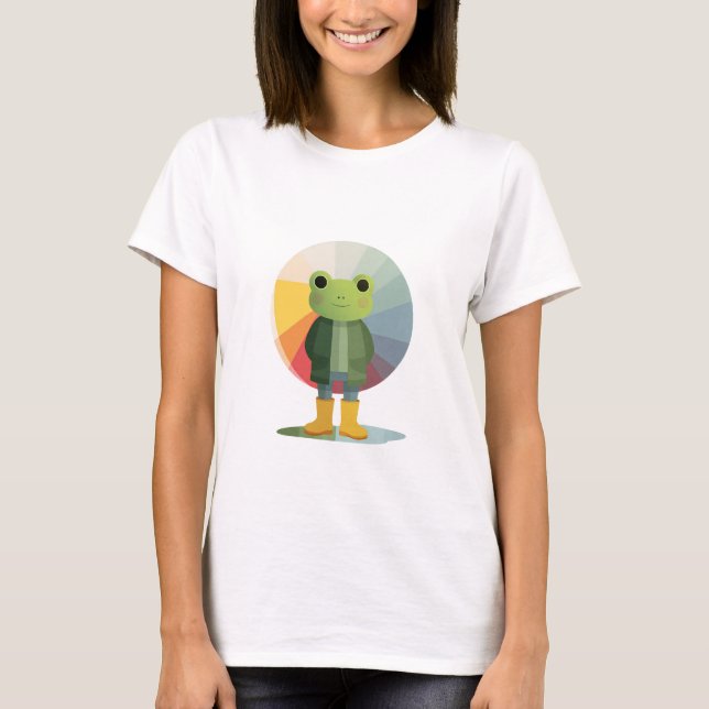 Colourful Frog Buddy T-Shirt (Front)