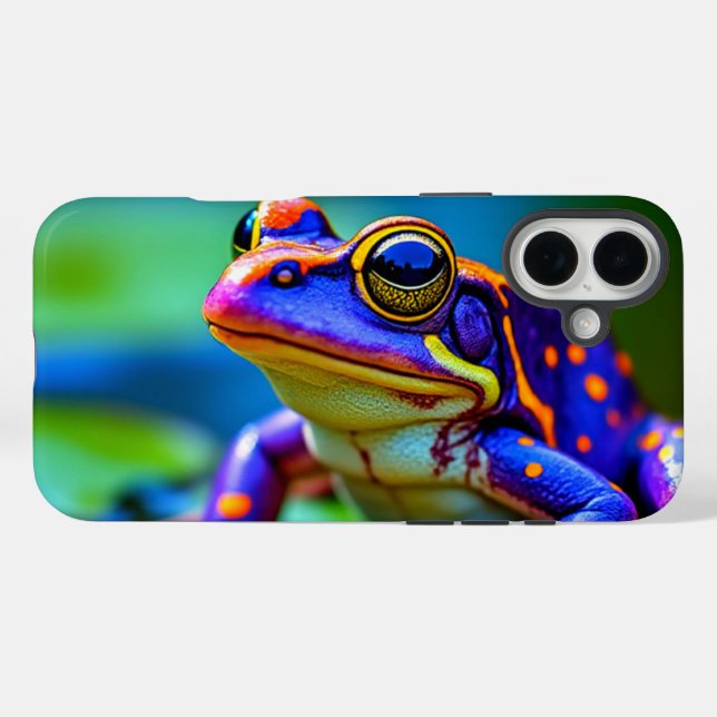 Colourful Frog Phone Case (Back (Horizontal))