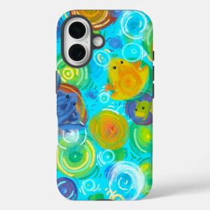 Colourful Frog Rainbow Water Phone Case