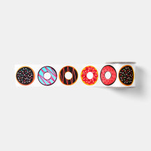 Colourful Frosted Doughnuts