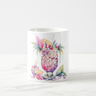 Colourful Fruit Cocktail Design: Merry Christmas Coffee Mug