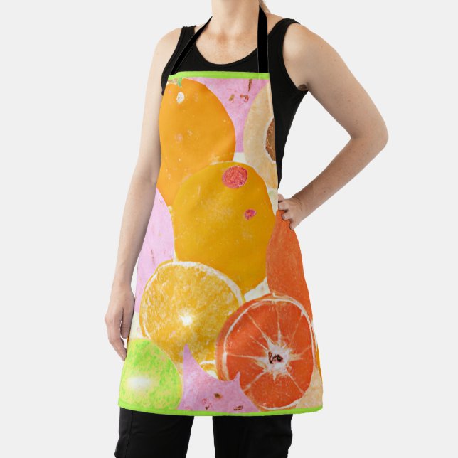 Colourful Fruit Explosion Apron (Insitu)