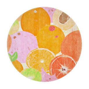 Colourful Fruit Explosion Cutting Board
